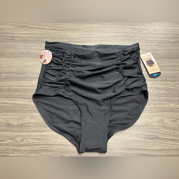 Shapermint High Waisted Control Bikini Bottoms Black Size XL NWT - Picture 1 of 5